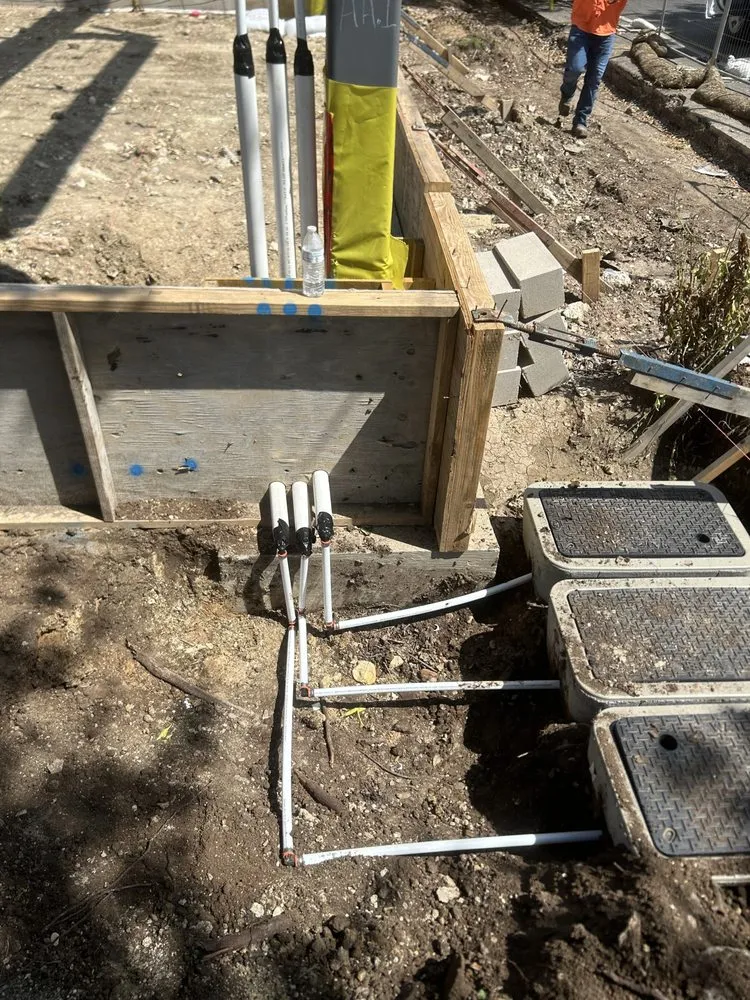 Custom garden landscaping for residential properties in Waco, TX by DR Construction & Landscaping.