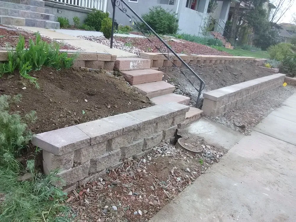 Professional lawn mowing service with custom design in Denver, CO by Dr Green Thumbs Handy Man Service