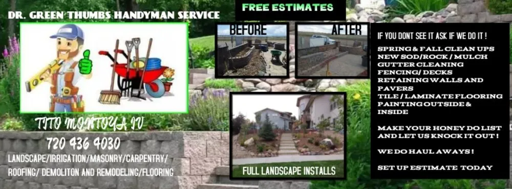 Trusted lawn care service in Denver, CO - Dr Green Thumbs Handy Man Service