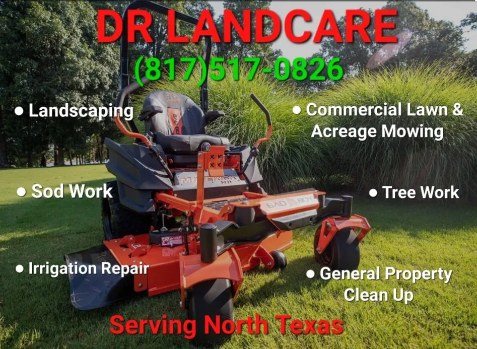 Professional yard maintenance in Mansfield, TX by DR Landcare