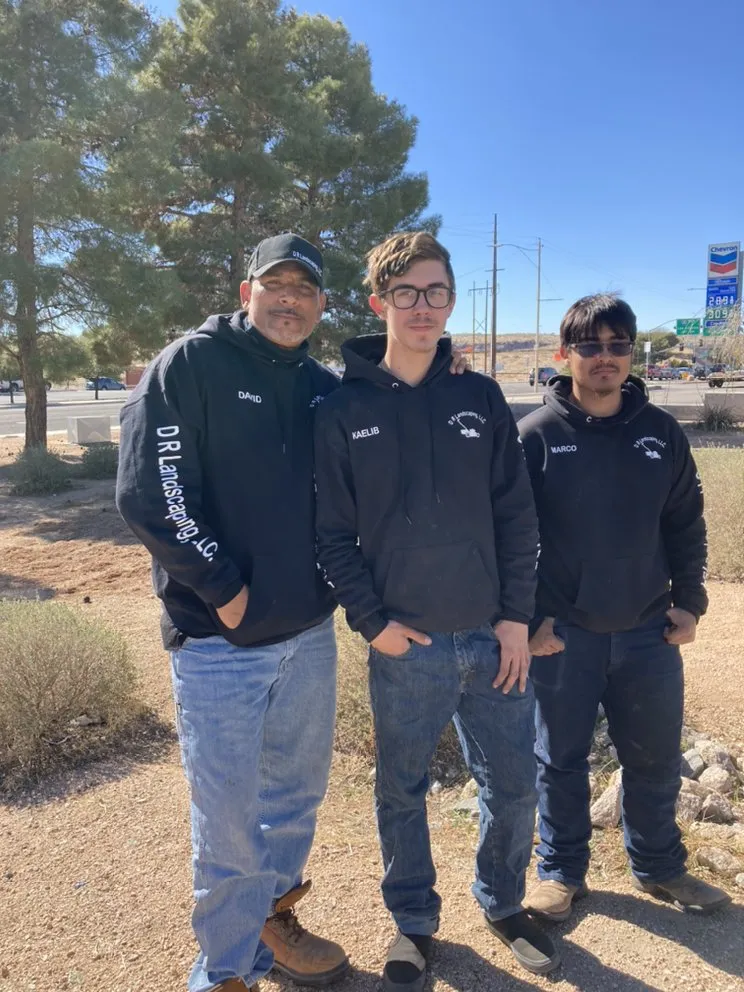 Expert yard cleanup service with custom design in Kingman, AZ by DR Landscaping