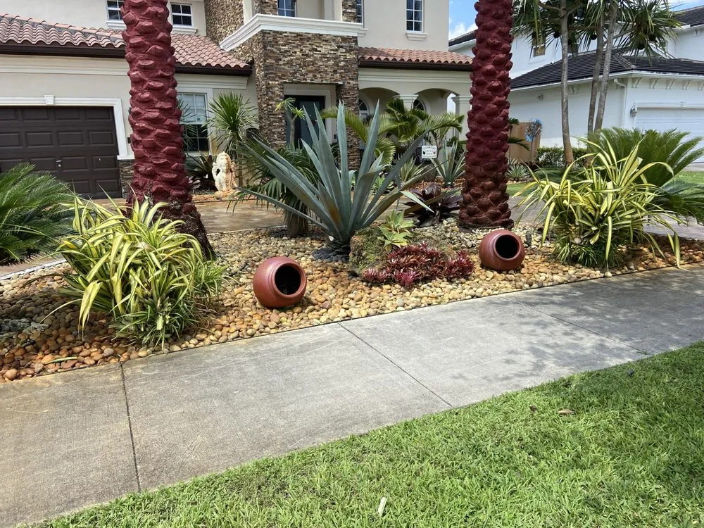 Local outdoor landscaping for year-round maintenance across Miami, FL - D&R Lawn Care Service