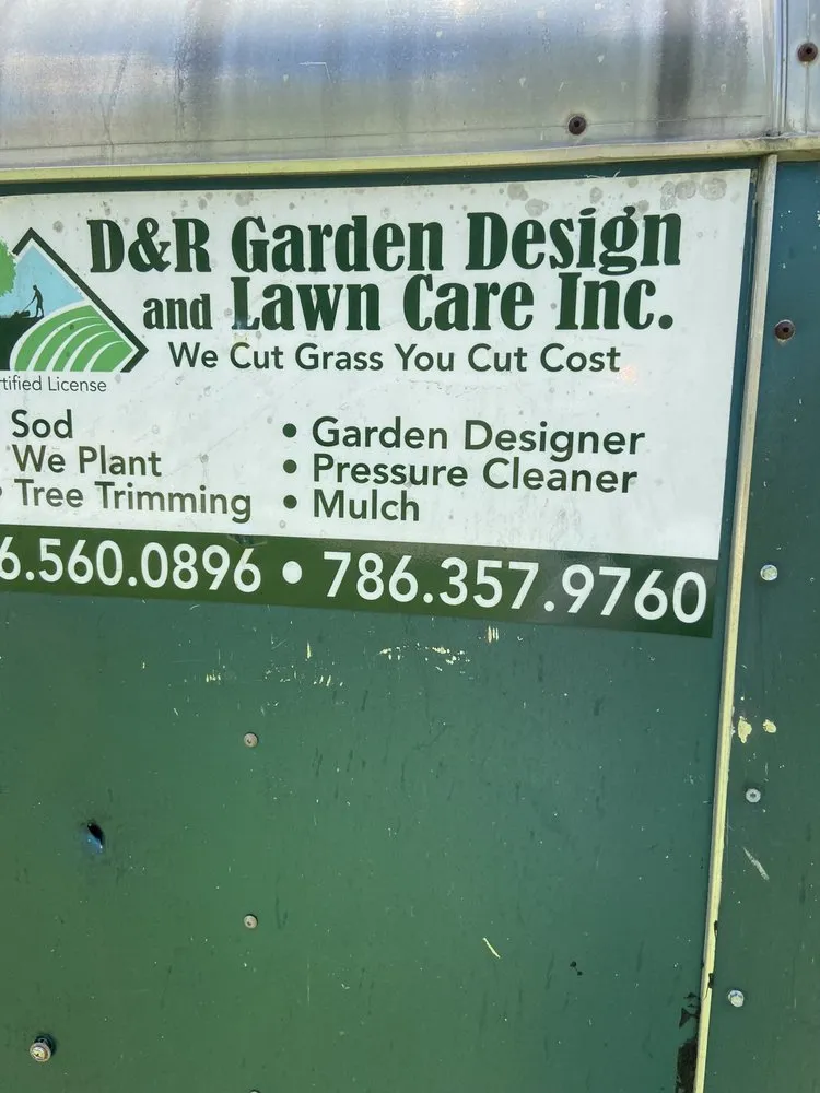 Custom landscaping services in Miami, FL - D&R Lawn Care Service