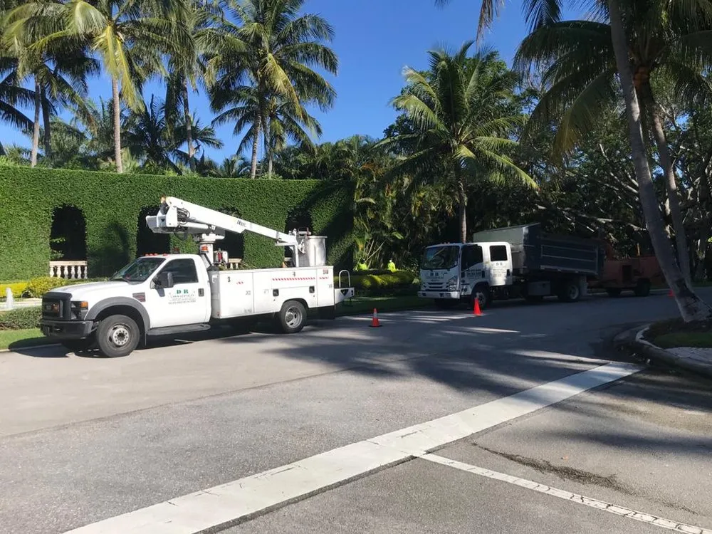 Custom outdoor landscaping in Fort Pierce, FL by DR Lawn Services