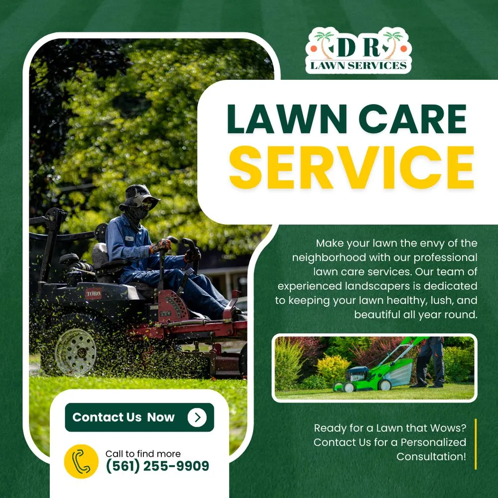 Professional lawn care service for homes in Fort Pierce, FL by DR Lawn Services