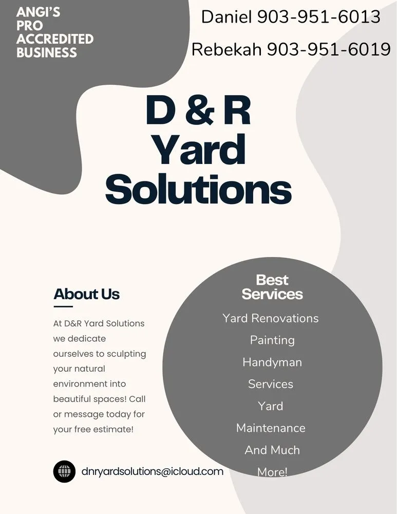 Affordable outdoor landscaping for outdoor upgrades across Sulphur Springs, TX - D&R Yard Solutions