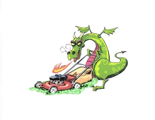 Dragon Lawn Care Logo