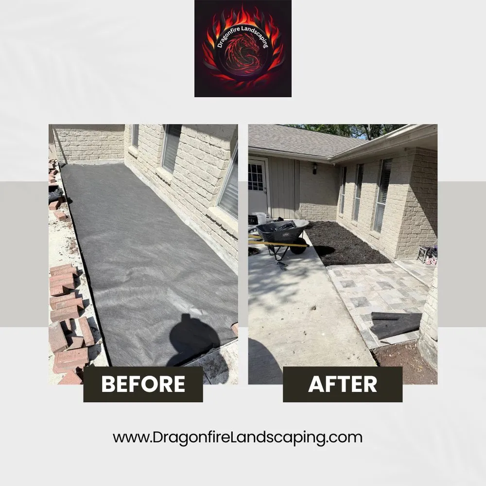 Expert landscape installation for beautiful yards in Corpus Christi, TX by Dragonfire Landscaping