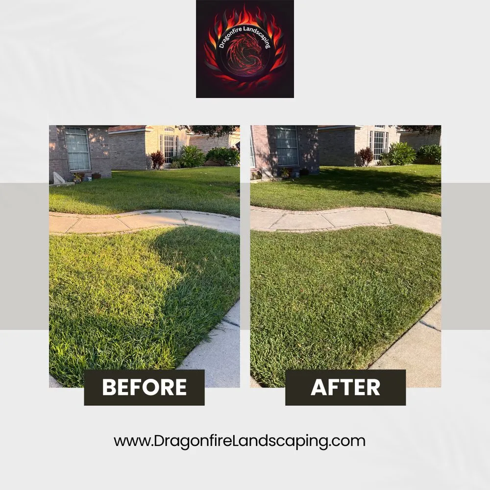 Professional lawn care service experts serving Corpus Christi, TX - Dragonfire Landscaping