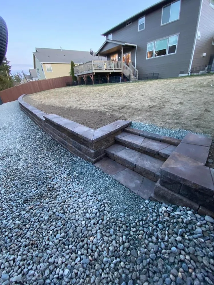 Custom landscape design in Oak Harbor, WA - Dragonfly Wild