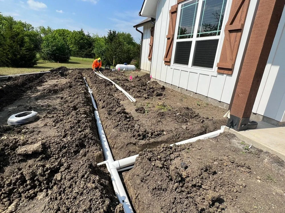 Custom residential landscaping for outdoor upgrades across Howe, TX - Dragons Landscaping - Drainage & Sprinkler Repair