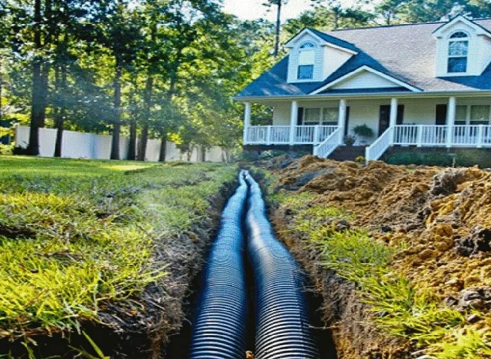 Expert landscape installation in East Northport, NY by Drainage Contractors