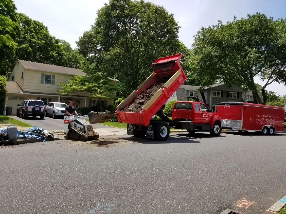 Expert outdoor landscaping for beautiful yards across East Northport, NY - Drainage Contractors