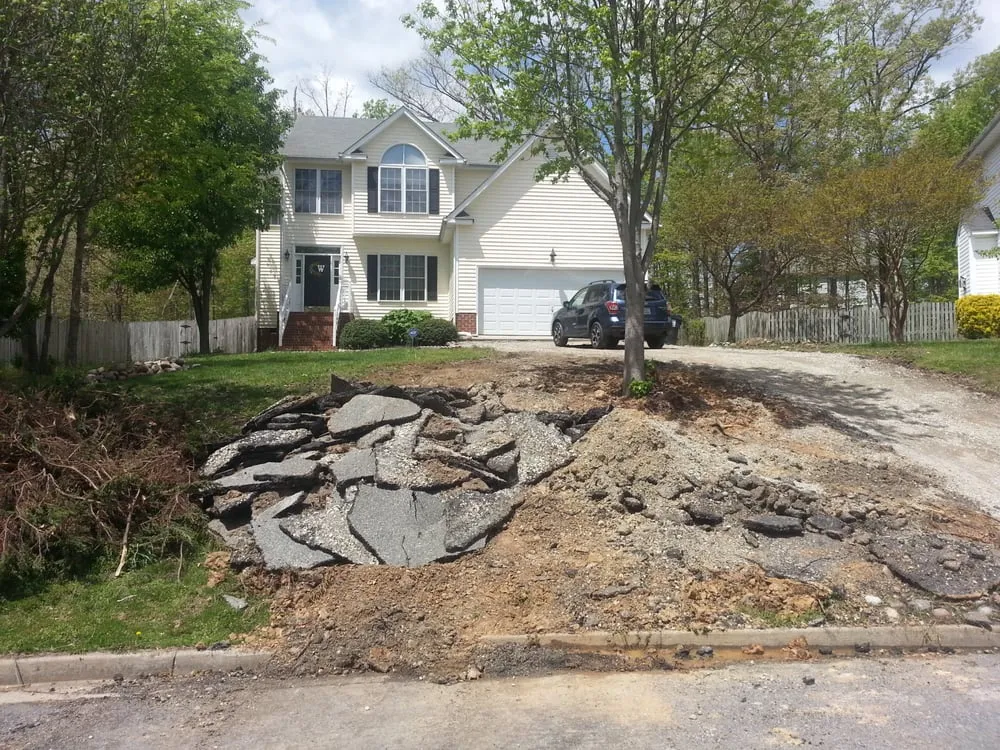 Custom landscape installation for homes in Richmond, VA by Drainage Solutions