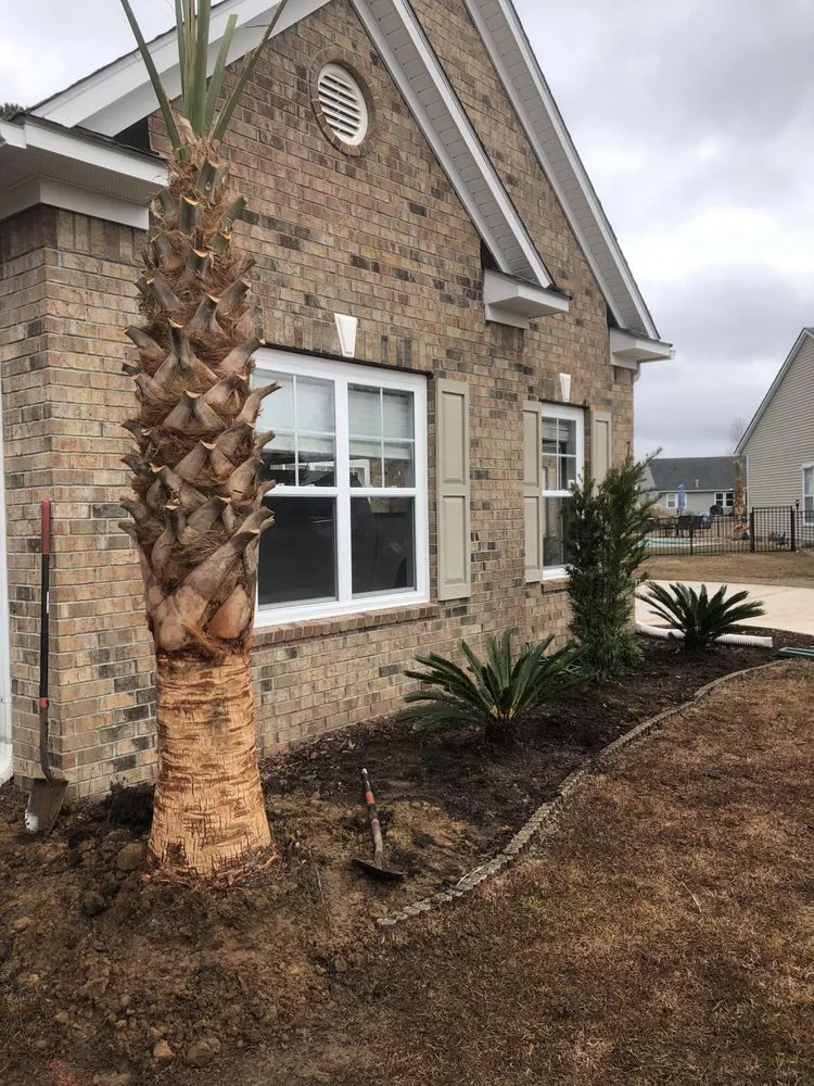 Top-rated garden landscaping for homes in Ash, NC by Drake Scapes