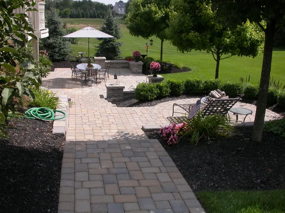 Custom yard cleanup service for homes in Plain City, OH by Drake's Landscaping LLC