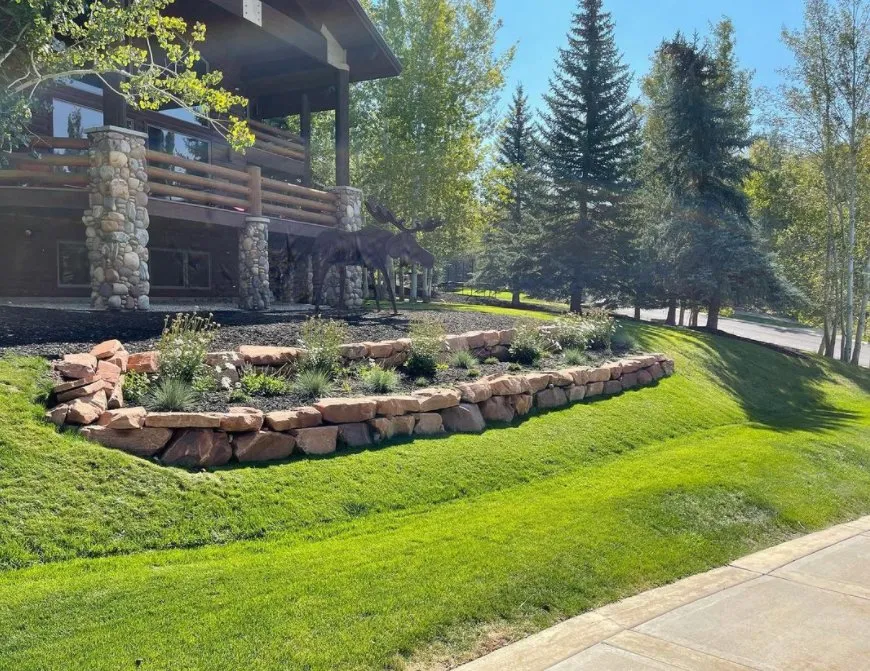Custom landscaping services for outdoor upgrades in Park City, UT by Dream Custom