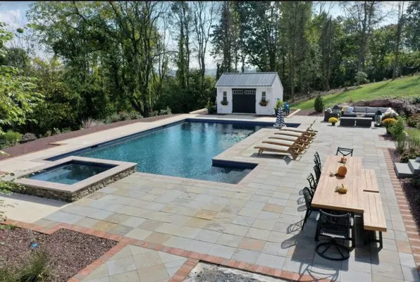 Dream garden hardscaping and landscaping
