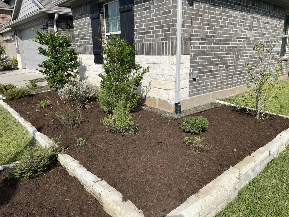 Affordable lawn mowing service for beautiful yards in The Woodlands, TX by Dream Green