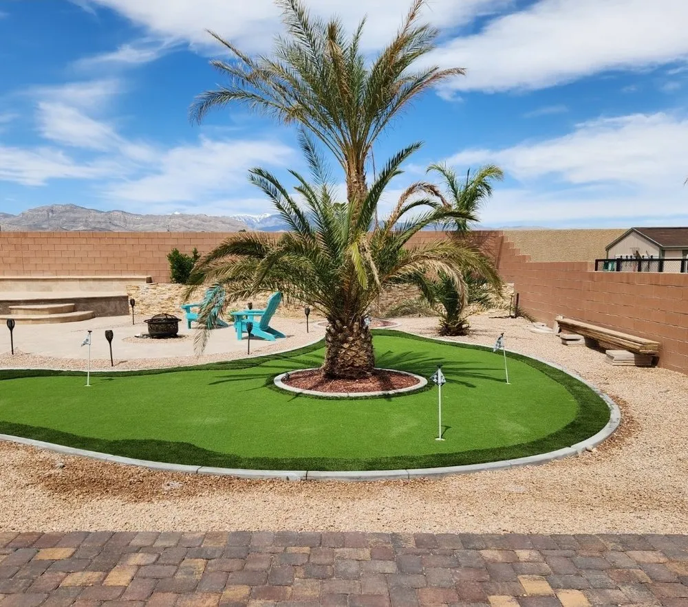 Professional landscape installation with custom design across Henderson, NV - Dream Lawns