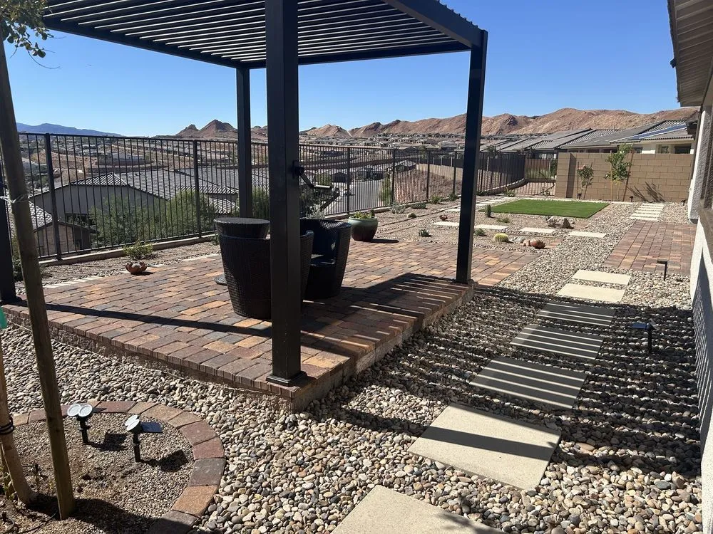 Professional outdoor landscaping for homes in Henderson, NV by Dream Lawns