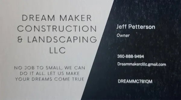 Dream maker construction & landscaping Logo