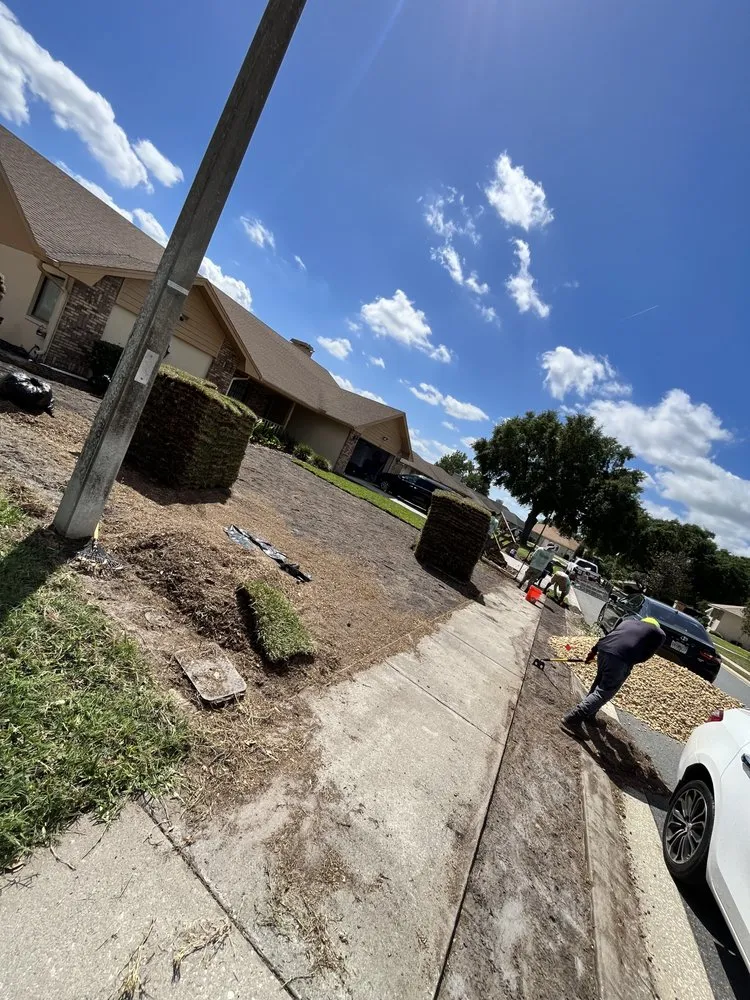 Professional landscape design for residential properties in Lakeland, FL by Dreamers Landscape and Lawn Care Service