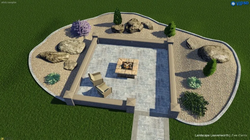 Top-rated landscape design for homes in Peshastin, WA by Dreamlike Builders