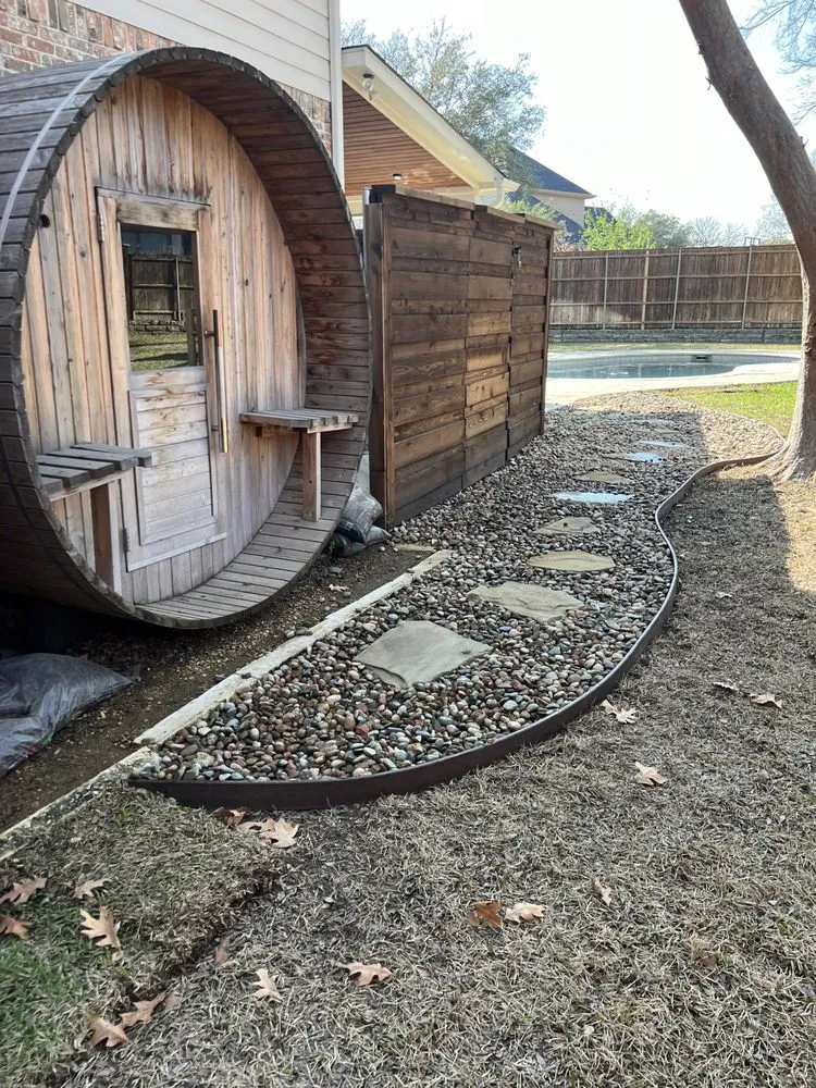 Top-rated garden landscaping in Frisco, TX by Dreamscape Landscaping Designs