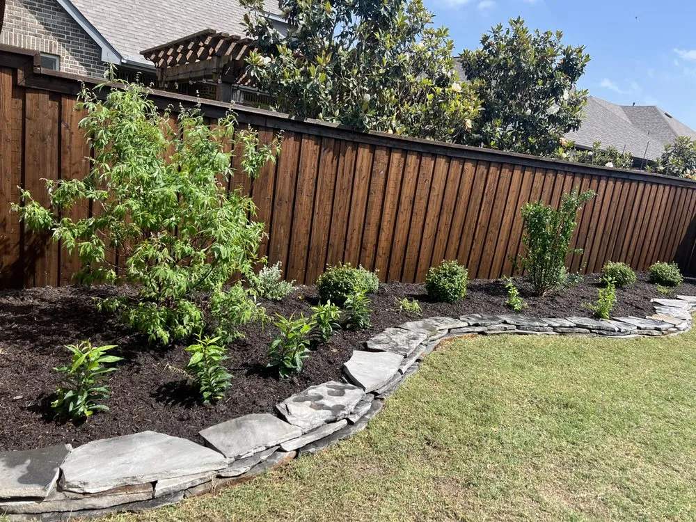 Affordable garden landscaping in Frisco, TX by Dreamscape Landscaping Designs