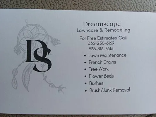 Dreamscape Lawncare & Remodeling Logo