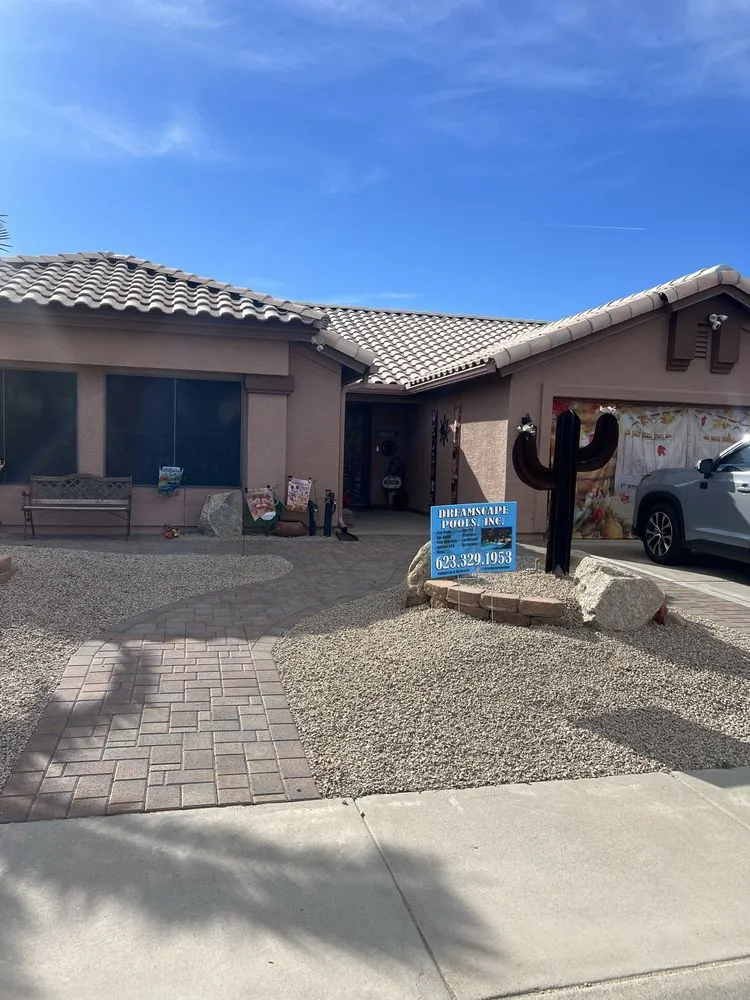 Professional outdoor landscaping in Luke Air Force Base, AZ by Dreamscape Pools