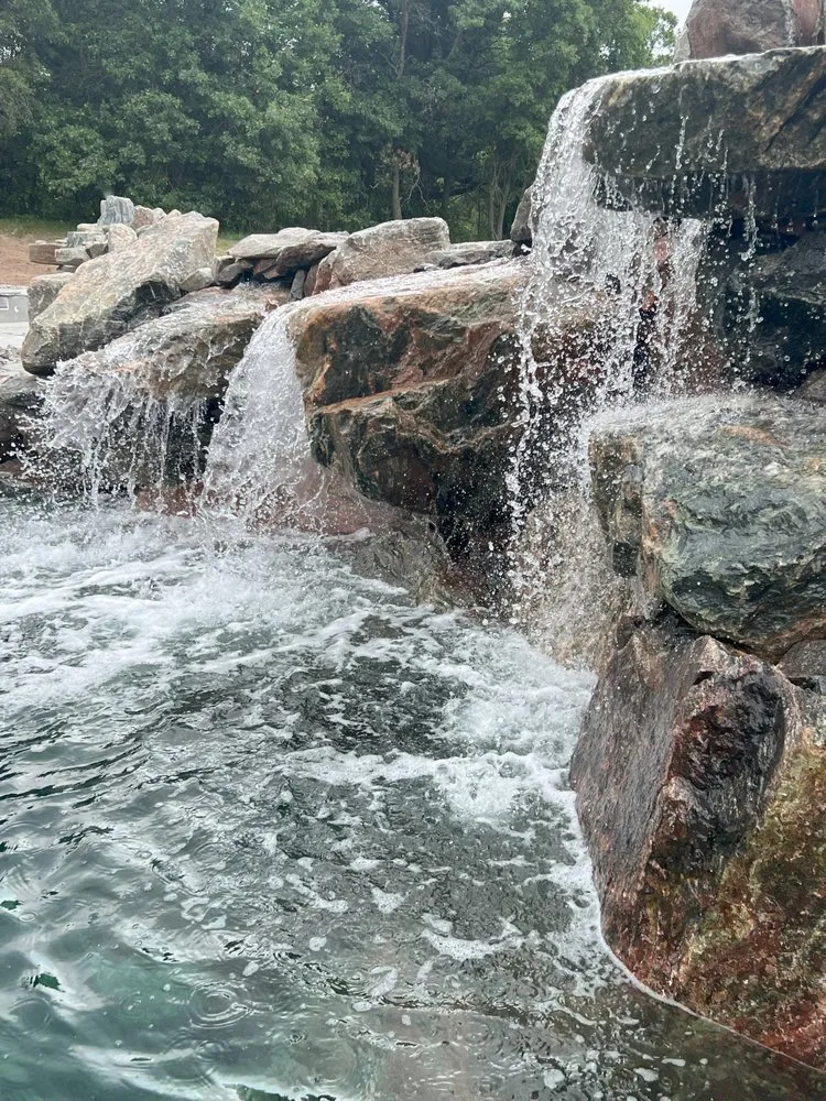 Expert garden landscaping for residential properties in Knapp, WI by Dreamscapes Natural Pools