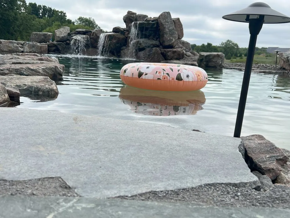 Reliable landscaping services with custom design in Knapp, WI by Dreamscapes Natural Pools