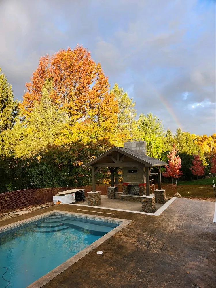 Custom landscape installation in Grafton, OH by DREAMSCAPING