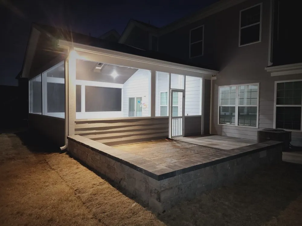 Custom lawn mowing service with custom design in Kannapolis, NC by DreamScene Landscape