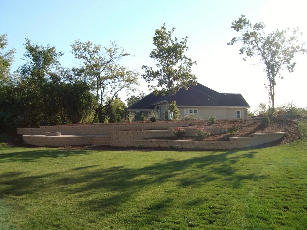 Expert garden landscaping in Franksville, WI by Dresen Landscaping
