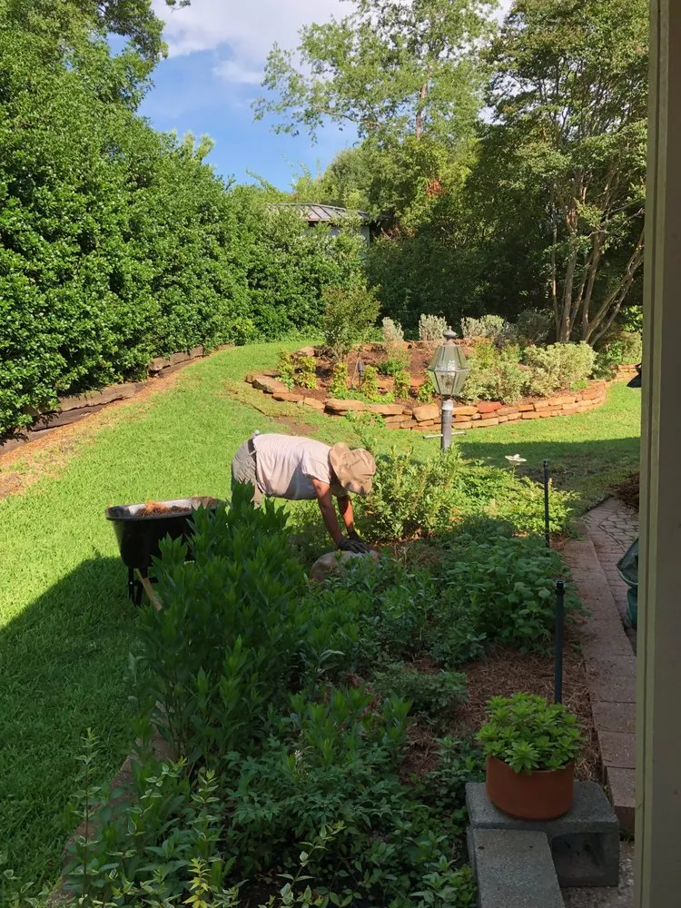 Local garden landscaping for residential properties in Waller, TX by DrewGreen Lawn & Landscape