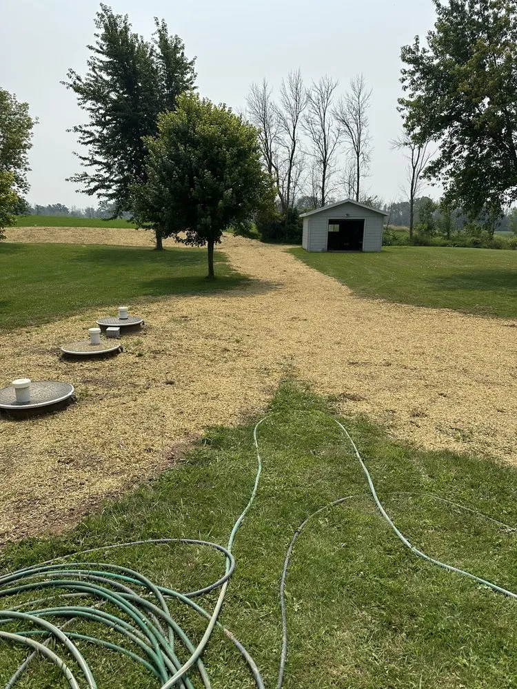 Professional outdoor landscaping in Suamico, WI by Drewieske Services