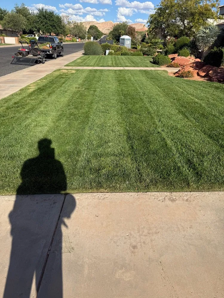 Custom garden landscaping with custom design across St. George, UT - Drew's Lawn Care & Landscaping