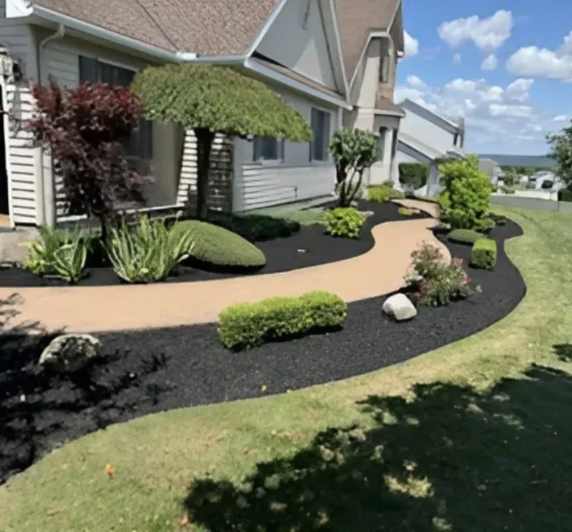 Affordable landscape installation in Holland Patent, NY by Dreyer's Landscaping & Snowplowing