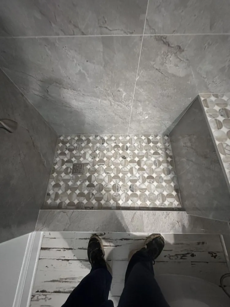 Local lawn mowing service with custom design in Dunwoody, GA by Drift Remodeling