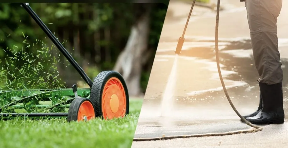 Affordable lawn mowing service in Greensboro, NC - Driveway Cleaner