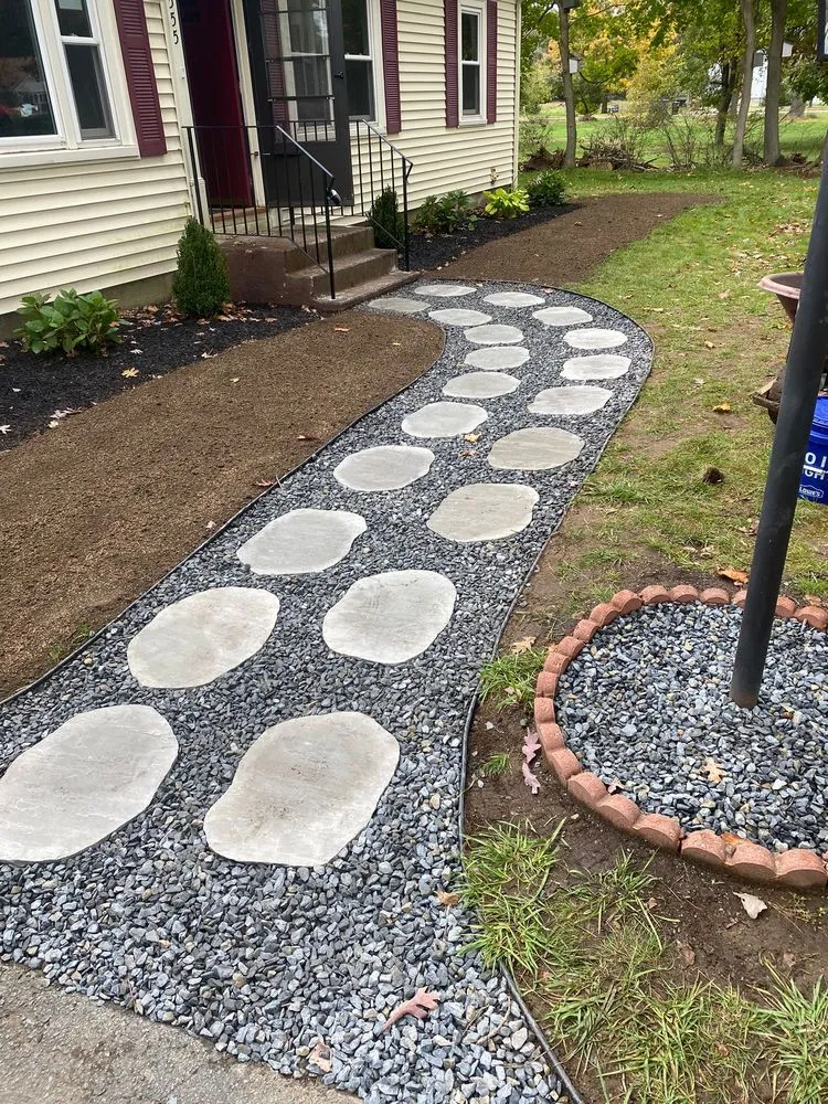 Local landscape installation for homes in Pawtucket, RI by DRM Landscaping