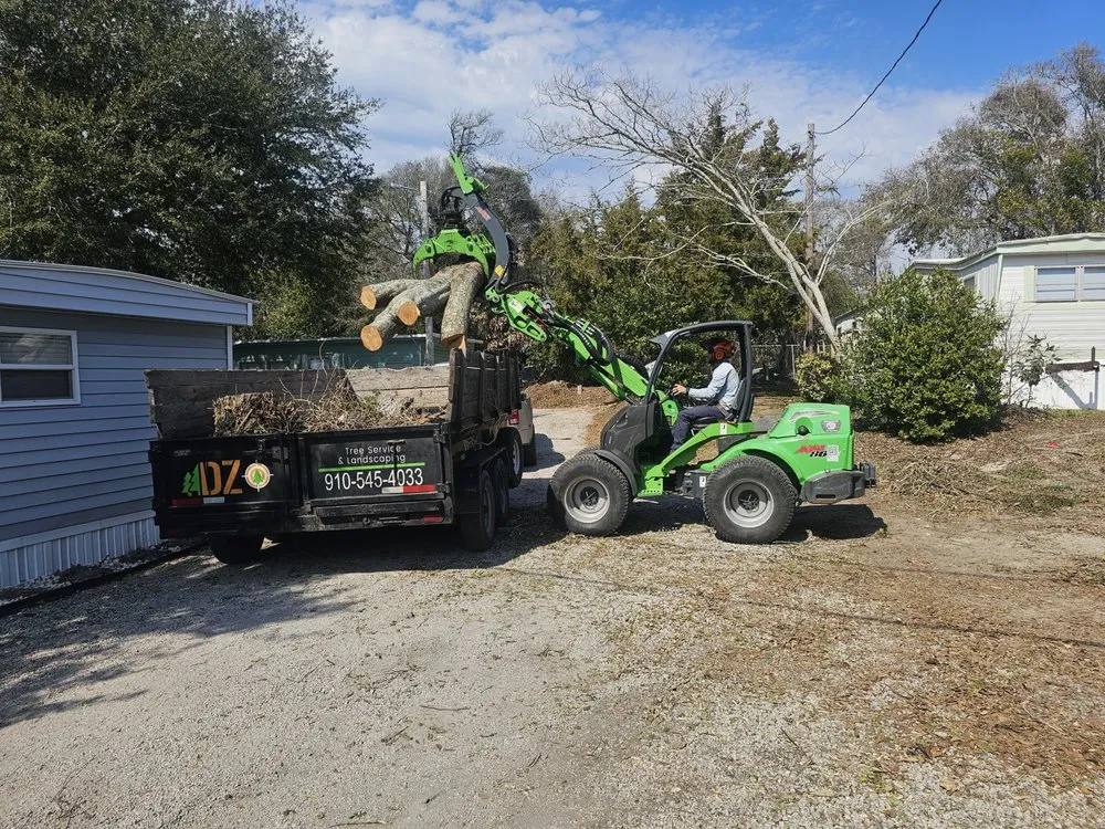 Affordable yard maintenance near you in Hubert, NC by Drop Zone Tree Service and Landscaping