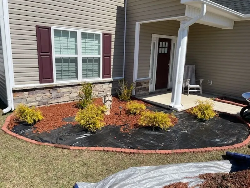 Professional landscape installation near you in Hubert, NC by Drop Zone Tree Service and Landscaping