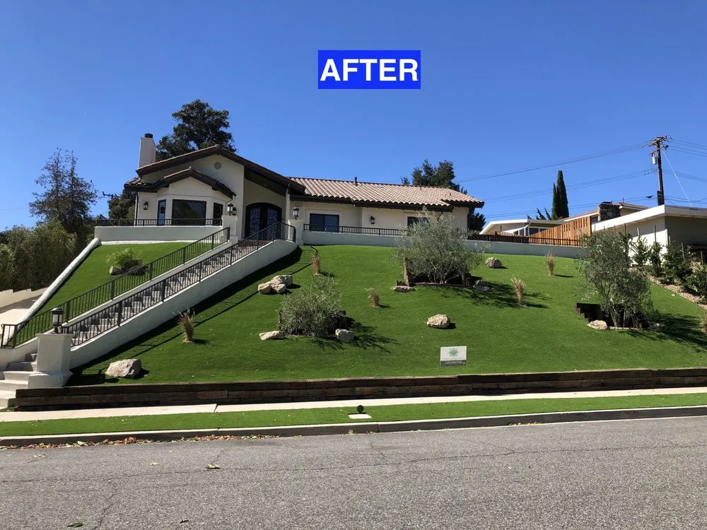 Professional residential landscaping for beautiful yards in Thousand Oaks, CA by Drought Turf