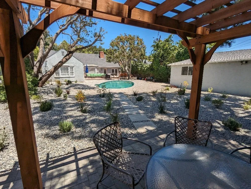 Professional outdoor landscaping in La Canada Flintridge, CA by Droughtscape