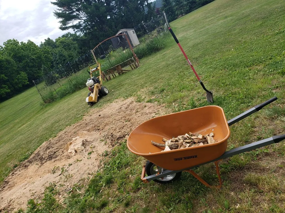 Custom garden landscaping in Newport, PA by DRS Landscaping & Tree Services