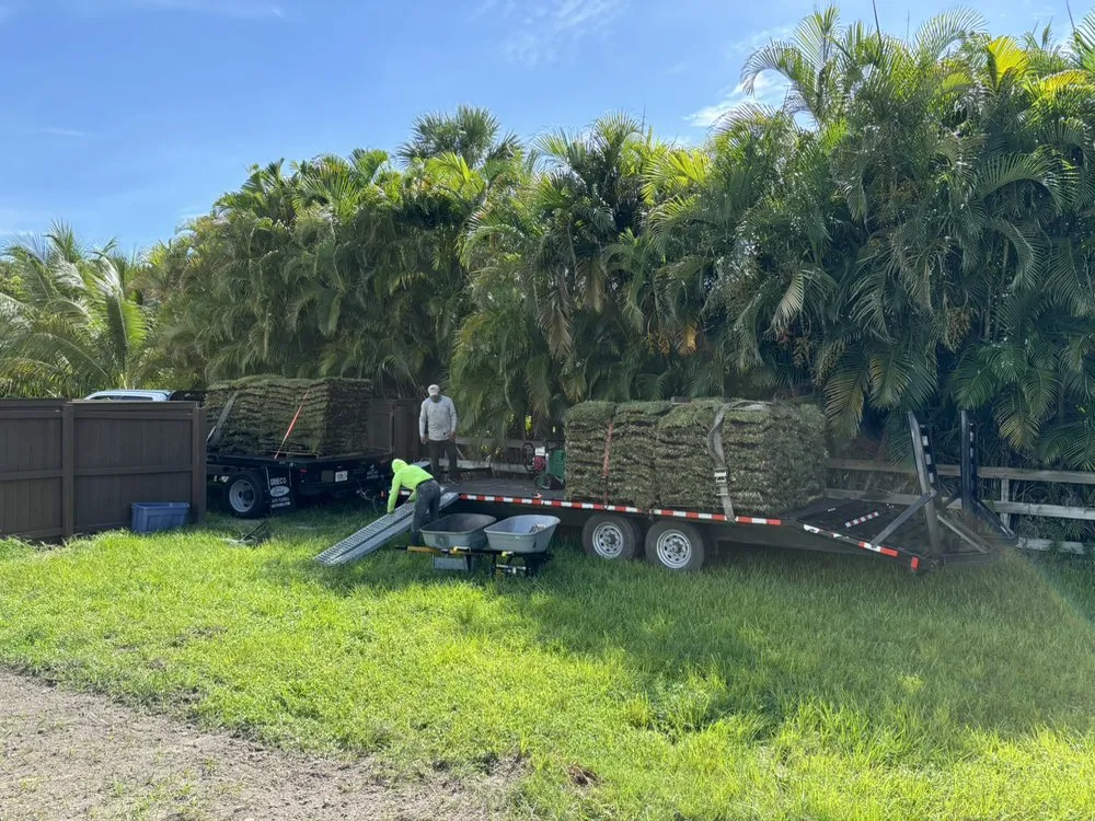 Trusted landscape installation in Boca Raton, FL by D.R's Lawn Service